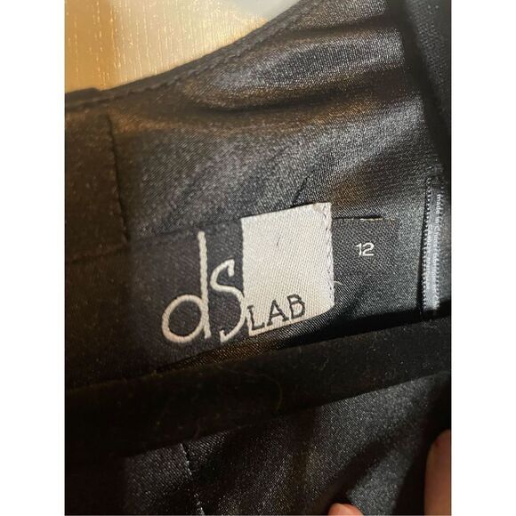 DS Lab black body con dress with leather panel inserts size 12 - Picture 5 of 14
